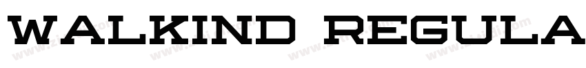 Walkind Regular字体转换